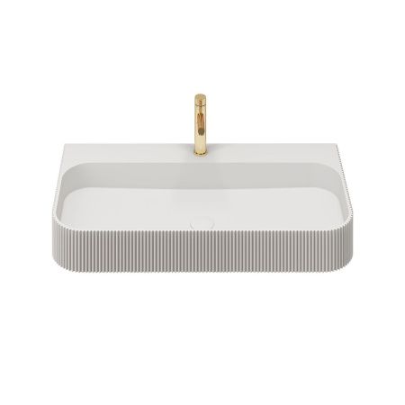 Раковина из искусственного камня Vincea VWB-6SG90MW 90х50 подвесная цвет белый 1 отверстие под смеситель