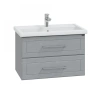 Тумба под раковину СанТа Венера 221024 80х40 подвесная цвет серый