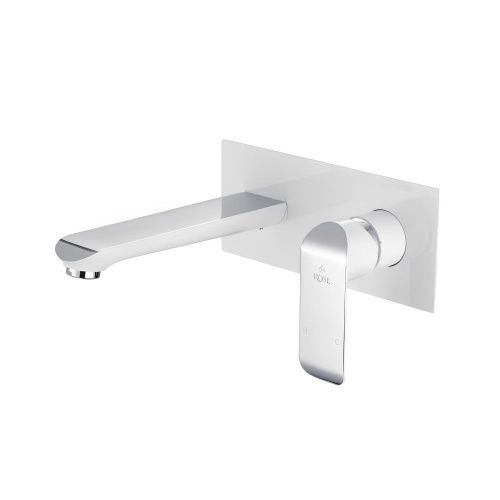 Смеситель для раковины Rose R2141F встраиваемый в стену белый/хром - фото 2