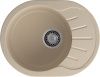 Кухонная мойка Granfest Rondo R-580L кашемир 60х45 цвет бежевый поверхность матовая