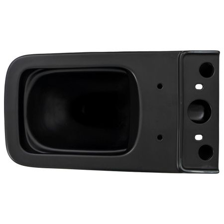 Унитаз напольный с бачком Melana MLN-310306MB черный с сиденьем микролифт безободковый смыв торнадо