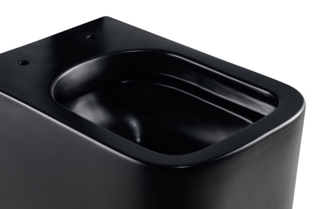 Унитаз подвесной Vincea Ultra VT1-32MB черный матовый с сиденьем микролифт безободковый душевой смыв