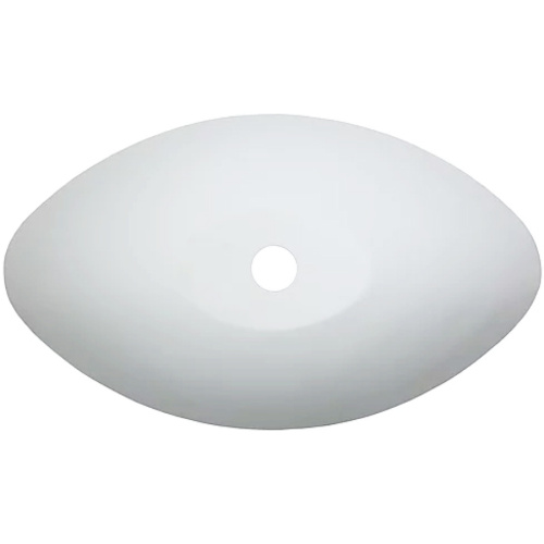 Раковина из искусственного камня MonteBianco Gondola Tre 13043 60х35 накладная цвет белый матовый без отверстий под смеситель - фото 2