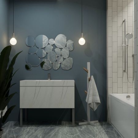 Ванна акриловая 1ACReal Тори Щ0000042930 150х70 пристенная прямоугольная без ножек и каркаса