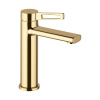 Смеситель Wellsee ONCE! and forever 182403000 на раковину/столешницу золото