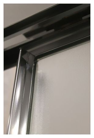 Душевая дверь Cezares ELENA ELENA-W-B-13-40+60/40-P-Cr-R 140х195 стекло рифленое профиль хром