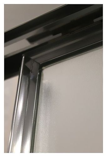 Душевая дверь Cezares ELENA ELENA-W-B-12-120-P-Cr-R 120х195 стекло рифленое профиль хром - фото 4