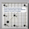 Душевой поддон из стеклопластика RGW SMC-стеклопластик 57350199-01 90х90 белый с ножками