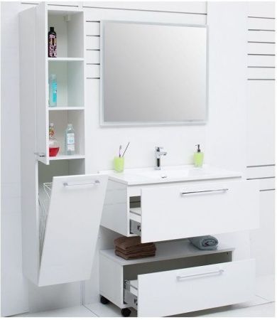 Шкаф-пенал De Aqua Токката 00167272 40х180 подвесной