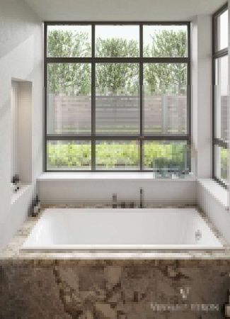 Ванна чугунная Vinsent Veron Soissons VCN1707042H/VH0015BR-AS 170х70 пристенная прямоугольная с ножками с ручками