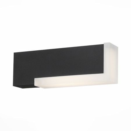 Уличный настенный светодиодный светильник ST Luce Posto Black (Посто Блацк) SL096.401.02