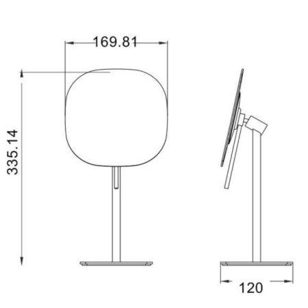 Косметическое зеркало Java S-M113