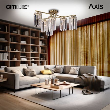Люстра потолочная Citilux Axis (Аксис) CL313263