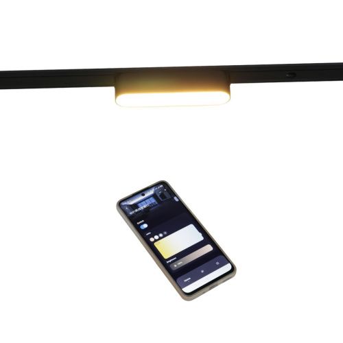 Трековый магнитный светильник Reluce 13001-9.3-001UR magnetic LED6W BK CCT+SMART - фото 2