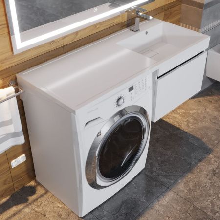 Тумба с раковиной Uperwood Magenta 52930205154 120х50 цвет белый