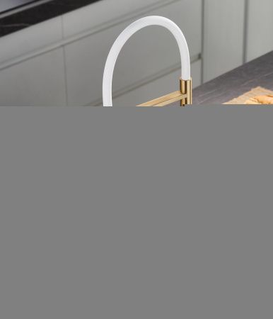 Смеситель для кухни Rose R458G на мойку золото