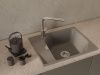 Кухонная мойка Rivelato LOCUS LS-65 grigio metallizzato 65х50 цвет серый