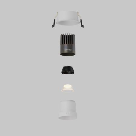 Светильник встраиваемый Maytoni Technical Dip DL116-10W-3K-W