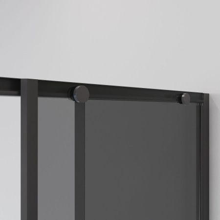 Душевой уголок Niagara Nova NG-2823-34BLACK 90х90 стекло тонированное профиль черный без поддона