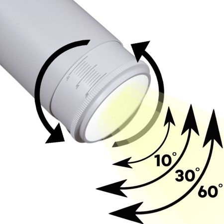 Трековый однофазный светильник Reluce 06650-9.3-LED10/20/30W CCT WT