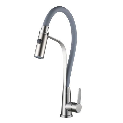 Смеситель для кухни Shevanik S943L-9 на мойку сатин - фото 2