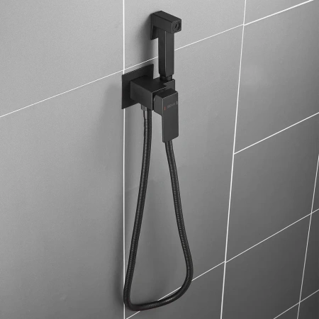 Гигиенический душ со смесителем Shevanik S127H черный