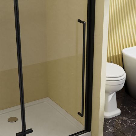 Душевая дверь Vincea Slim-N VDPH-5SN900CLB 90х195 стекло прозрачное профиль черный