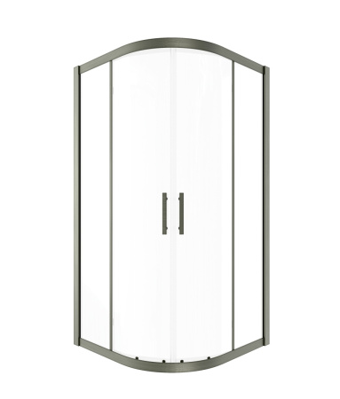 Душевой уголок Timo T42 90х90 стекло прозрачное профиль никель без поддона