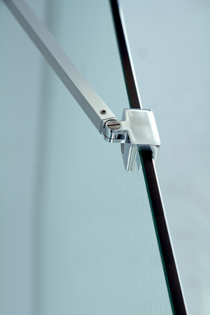 Душевая перегородка Cezares LIBERTA LIBERTA-L-1-TB-125-C-Cr 125х195 стекло прозрачное профиль хром глянцевый