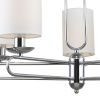 Люстра на штанге Escada Eclipse (Ецлипсе) 10166/5PL Chrome