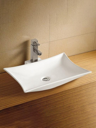 Раковина из сантехнического фаянса WeltWasser WW SK 10000003855 60х40 подвесная цвет белый без отверстий под смеситель