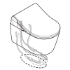 Мини-шаровый кран 3/8 FF для WASHLET для легкого перекрытия воды Toto SP SHXCK99 (нов. арт.SP515011B)