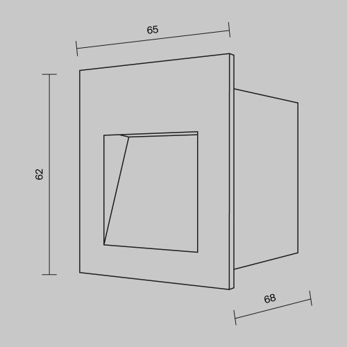 Подсветка для лестниц Maytoni Outdoor Arca O038-L3B - фото 3