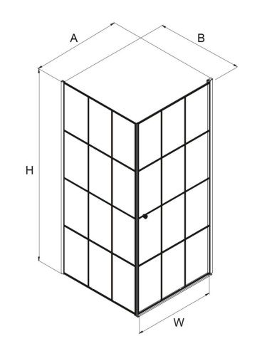 Душевой уголок New Trendy SUPERIA White K-0795 90х90 стекло прозрачное профиль белый без поддона - фото 4