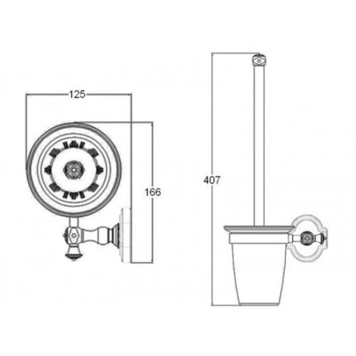 Ершик Bronze de Luxe ROYAL R25010 - фото 3