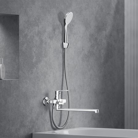 Смеситель для ванны и душа Damixa Eclipse 2.0 489500000 настенный хром