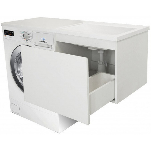 Тумба с раковиной Эстет Dallas Luxe 110 ФР-00002024 45х48х43 подвесная цвет белый - фото 3