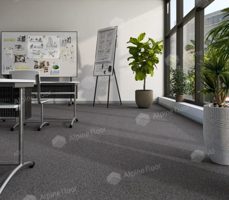 Ковровая плитка Alpine Floor Huron 402-1 Супериор толщина 0.6 см 33 класс 500х500