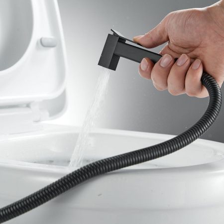 Гигиенический душ со смесителем Raffine F237H черный