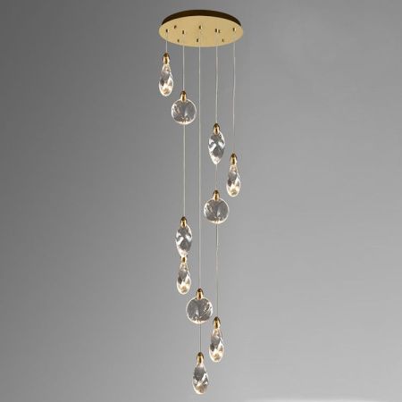 Светильник потолочный Delight Collection Colvin (Цолвин) MT9176-10H titanium gold