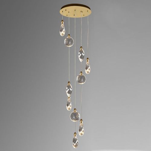 Светильник потолочный Delight Collection Colvin (Цолвин) MT9176-10H titanium gold - фото 2