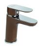 Смеситель Fiore 81MX8123 на раковину хром/коричневый