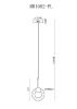 Светильник подвесной Myfar Lora (Лора) MR1082-PL