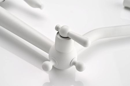 Смеситель для кухни Paulmark RETRO Re213226-WH на мойку белый