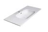 Раковина керамическая Armadi Art Vallessi 838-100-W 100х50 встраиваемая цвет белый 1 отверстие под смеситель