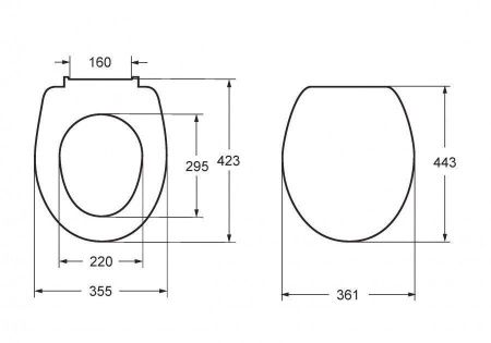 Крышка сиденье для унитаза Roca Victoria ZRU8013920