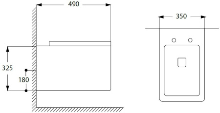 Чаша унитаза подвесная Allen Brau Liberty 4.32003.20 цвет белый без сиденья безободковая каскадный смыв