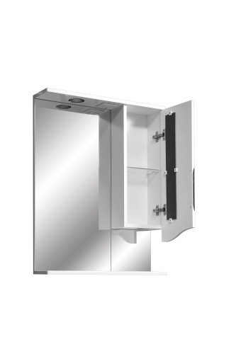 Зеркало-шкаф Stella Polar Сильва SP-00000208 60х14х80 подвесной цвет белый - фото 4