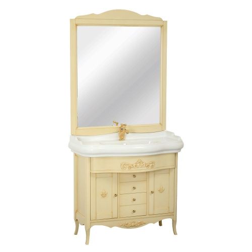 Тумба под раковину Migliore BELLA 25931 90х50 напольная цвет бежевый