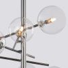 Люстра на штанге Delight Collection Globe Mobile (Глобе Мобиле) MX19009070-6A chrome
